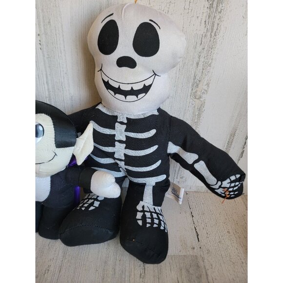 Vintage skeleton Dracula Halloween set home decor plushie prop - Picture 5 of 7